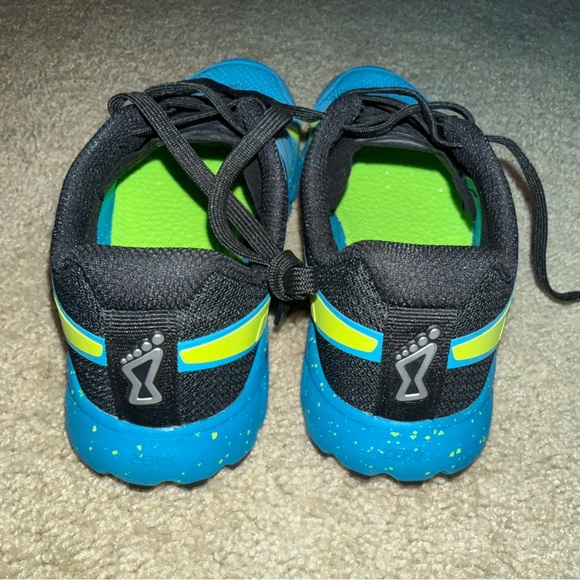 Inov-8 Terraultra G 270 Vibrant Blue and Neon Yellow Sneakers - Picture 4 of 5